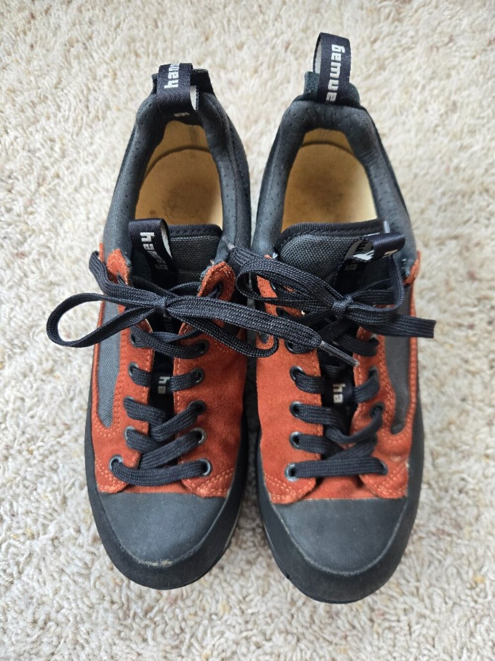 Hanwag Rotpunkt Lady Approach Shoes Orange Black Women's US Size 7.5
